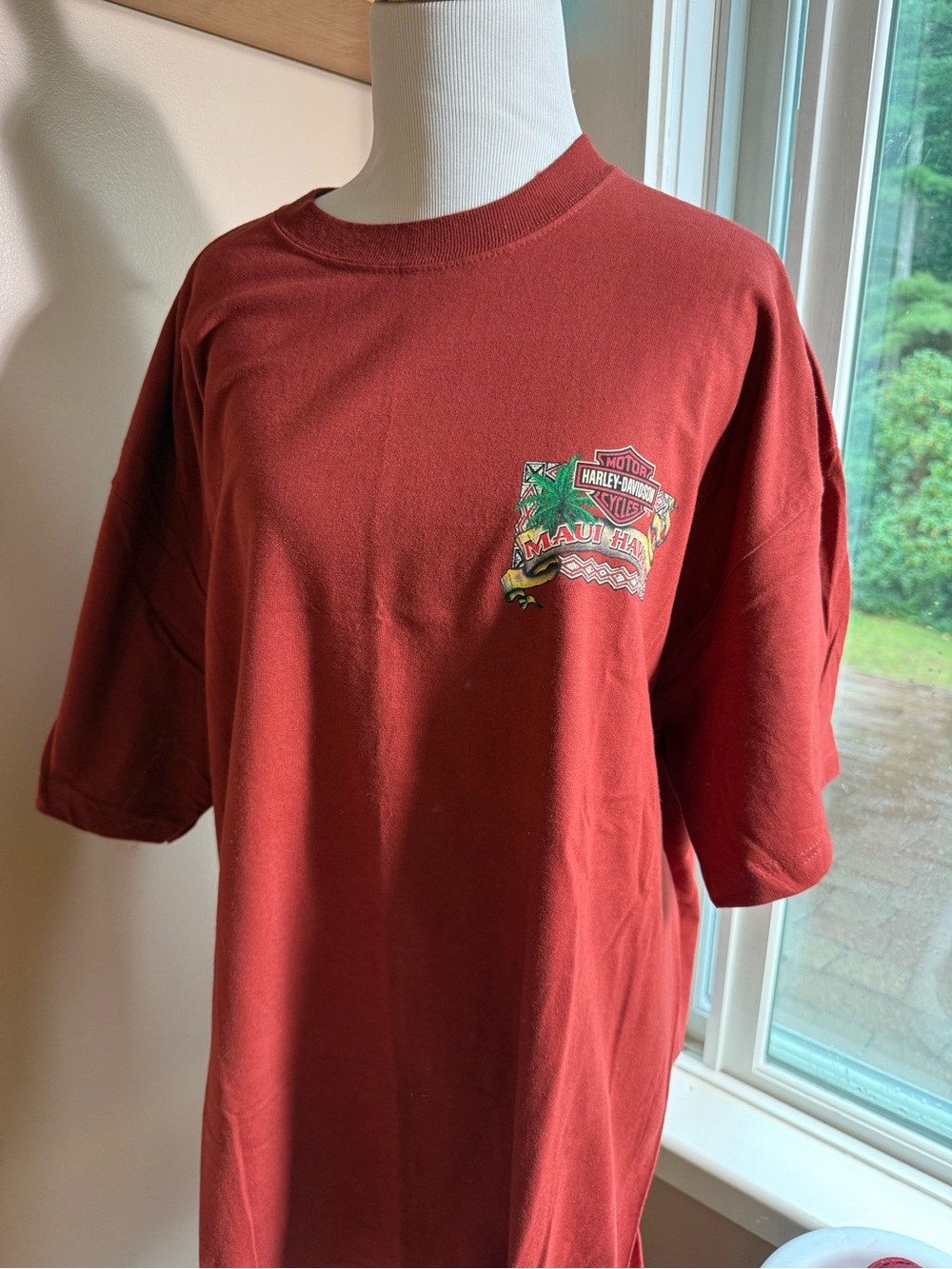 Harley-Davidson Red Maui Heat Short-Sleeve Tee